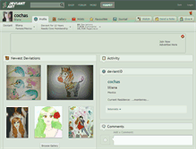 Tablet Screenshot of cochas.deviantart.com