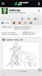 Mobile Screenshot of mattcrap.deviantart.com