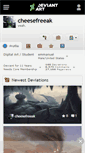 Mobile Screenshot of cheesefreeak.deviantart.com
