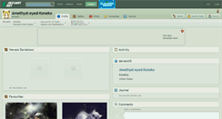 Desktop Screenshot of amethyst-eyed-koneko.deviantart.com