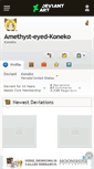 Mobile Screenshot of amethyst-eyed-koneko.deviantart.com