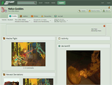 Tablet Screenshot of neko-goddes.deviantart.com