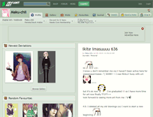 Tablet Screenshot of maku-chii.deviantart.com