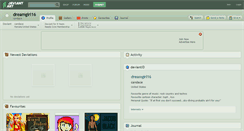 Desktop Screenshot of dreamgirl16.deviantart.com