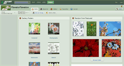 Desktop Screenshot of flowers-flowers.deviantart.com