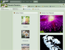 Tablet Screenshot of flowers-flowers.deviantart.com