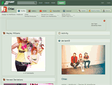 Tablet Screenshot of chiac.deviantart.com
