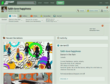 Tablet Screenshot of faith-love-happiness.deviantart.com
