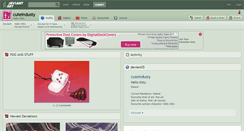 Desktop Screenshot of cuteindusty.deviantart.com