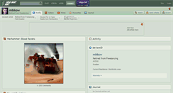 Desktop Screenshot of mikkow.deviantart.com