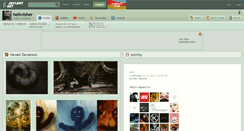 Desktop Screenshot of hellwisher.deviantart.com