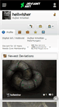 Mobile Screenshot of hellwisher.deviantart.com