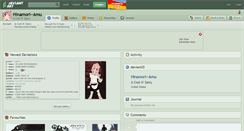 Desktop Screenshot of hinamori--amu.deviantart.com