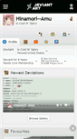 Mobile Screenshot of hinamori--amu.deviantart.com