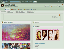 Tablet Screenshot of lakeeffectkiddo.deviantart.com