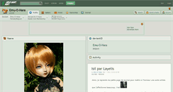 Desktop Screenshot of emu-o-hara.deviantart.com