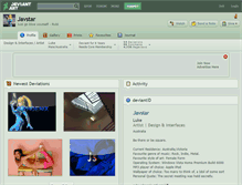 Tablet Screenshot of javstar.deviantart.com