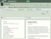 Tablet Screenshot of jinxiscool89.deviantart.com
