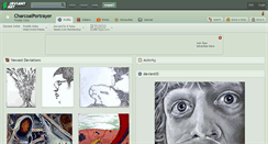 Desktop Screenshot of charcoalportrayer.deviantart.com