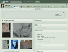 Tablet Screenshot of marc-3.deviantart.com