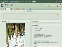 Tablet Screenshot of cheese-angel.deviantart.com
