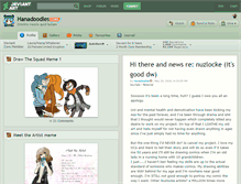 Tablet Screenshot of hanadoodles.deviantart.com