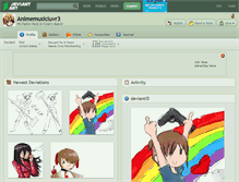 Tablet Screenshot of animemusicluvr3.deviantart.com