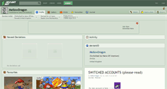 Desktop Screenshot of mellowdragon.deviantart.com