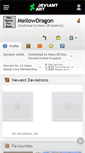 Mobile Screenshot of mellowdragon.deviantart.com