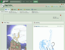 Tablet Screenshot of kage-koinu.deviantart.com