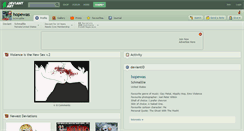 Desktop Screenshot of hopewas.deviantart.com