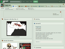 Tablet Screenshot of hopewas.deviantart.com