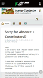 Mobile Screenshot of manip-contest.deviantart.com