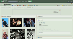Desktop Screenshot of devilonduty.deviantart.com