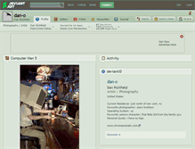 Tablet Screenshot of dan-o.deviantart.com