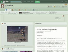 Tablet Screenshot of ffxi-artico.deviantart.com