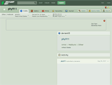 Tablet Screenshot of phy911.deviantart.com