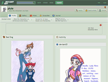 Tablet Screenshot of pluie.deviantart.com