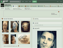 Tablet Screenshot of natissimo.deviantart.com