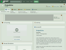 Tablet Screenshot of projectecho.deviantart.com
