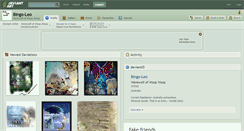 Desktop Screenshot of bingo-leo.deviantart.com