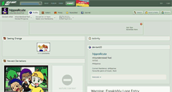 Desktop Screenshot of hipposrcute.deviantart.com