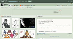 Desktop Screenshot of jalicat.deviantart.com