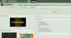 Desktop Screenshot of lovetheglamour.deviantart.com