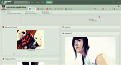 Desktop Screenshot of converse-equals-love.deviantart.com