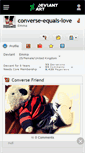 Mobile Screenshot of converse-equals-love.deviantart.com