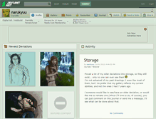 Tablet Screenshot of narukyuu.deviantart.com