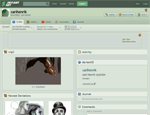 Tablet Screenshot of carlhenrik.deviantart.com