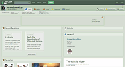 Desktop Screenshot of insaneboredguy.deviantart.com