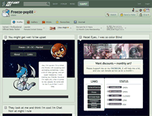 Tablet Screenshot of freeze-pop88.deviantart.com